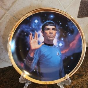 Star Trek, Mr. Spock,  25th Anniversary Commemorative Plate with COA